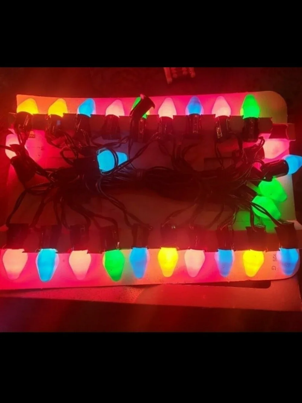 Vintage MCM EVER-LITE String Lights